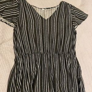 Lightweight flutter sleeve dress